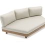 Lawn sofas   - LOUNGE 3-seater sofa (right) - COUTURE JARDIN