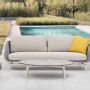 Lawn sofas   - SCOOP 3 seater sofa - COUTURE JARDIN