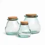 Boîtes de conservation - Le Pot en Verre Belly - Bleu - M - BAZAR BIZAR LIVING