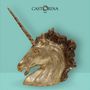 Sculptures, statuettes and miniatures - Unicorn handmade wood sculpture - silver leaf finishing - Amazing - CASTORINA 1895