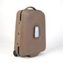 Travel accessories - POP-UP, trolley bags in recycled rubber, color Etruscan Grey - ZOOM BAGS