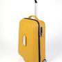 Travel accessories - POP-UP, trolley bags in recycled rubber, color Maremma Yellow - ZOOM BAGS