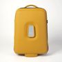 Travel accessories - POP-UP, trolley bags in recycled rubber, color Maremma Yellow - ZOOM BAGS