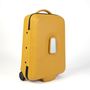 Travel accessories - POP-UP, trolley bags in recycled rubber, color Maremma Yellow - ZOOM BAGS