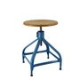Office seating - Nicolle® “DACTYLO” Adjustable Chair H45/60cm Wood & Metal - NICOLLE CHAISE