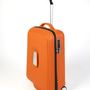 Accessoires de voyage - POP-UP, trolley bags in recycled rubber, color Sicily Orange - ZOOM BAGS