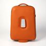 Accessoires de voyage - POP-UP, trolley bags in recycled rubber, color Sicily Orange - ZOOM BAGS