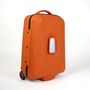 Accessoires de voyage - POP-UP, trolley bags in recycled rubber, color Sicily Orange - ZOOM BAGS