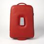 Accessoires de voyage - POP-UP, trolley bags in recycled rubber, color Pompeii Red - ZOOM BAGS