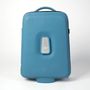 Travel accessories - POP-UP, trolley bags in recycled rubber, color Elba Light Blue - ZOOM BAGS