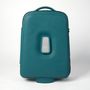 Accessoires de voyage - POP-UP, trolley bags in recycled rubber, color Turquoise Green - ZOOM BAGS