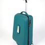 Accessoires de voyage - POP-UP, trolley bags in recycled rubber, color Turquoise Green - ZOOM BAGS