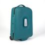 Accessoires de voyage - POP-UP, trolley bags in recycled rubber, color Turquoise Green - ZOOM BAGS