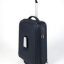 Travel accessories - POP-UP, trolley bags in recycled rubber, color Mediterranean Blue - ZOOM BAGS