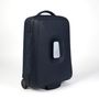 Travel accessories - POP-UP, trolley bags in recycled rubber, color Mediterranean Blue - ZOOM BAGS