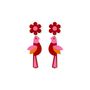 Bijoux - Boucles d'oreilles Red Bird - ISUWA