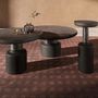 Tables basses - Tables TORUS Pierre + Bois  - 3 Dimensions - LIVINGSTONE