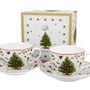 Objets de décoration - Set de 2 tasses à thé Christmas tree - KARENA INTERNATIONAL