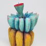 Sculptures, statuettes et miniatures - FRUIT - Fruit à huit arêtes et coins - LI SHUDAN