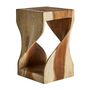 Autres tables - Table basse en bois d´acacia marron en 32x32x50 cm - VICAL
