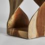 Autres tables - Table basse en bois d´acacia marron en 32x32x50 cm - VICAL