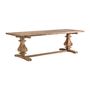 Dining Tables - Living room table in aged brown recycled pine wood in 250x100x78 cm - VICAL