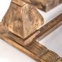 Dining Tables - Living room table in aged brown recycled pine wood in 250x100x78 cm - VICAL