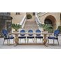 Dining Tables - Living room table in aged brown recycled pine wood in 250x100x78 cm - VICAL