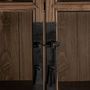 Wardrobe - Showcase in brown elm wood 130x45x175 cm - VICAL