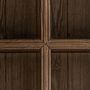 Wardrobe - Showcase in brown elm wood 130x45x175 cm - VICAL