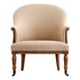 Fauteuils - Fauteuil en bois de frêne sable 76x90x92 cm - VICAL
