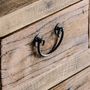 Consoles - Console en bois de pin recyclé marron 190x45x80 cm - VICAL