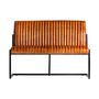 Other tables - Brown iron sofa 124x62x92 cm - VICAL
