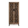 Wardrobe - Brown recycled pine wood display case 90x45x210 cm - VICAL