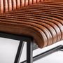 Other tables - Brown iron sofa 124x62x92 cm - VICAL