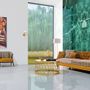 Armchairs - Armchair in ocher pine wood 73x83x80 cm - VICAL