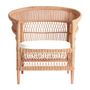 Armchairs - Brown rattan armchair 84x67x87 cm - VICAL