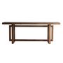Consoles - Console en bois de pin recyclé marron 200x40x76 cm - VICAL