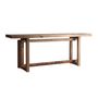 Consoles - Console en bois de pin recyclé marron 200x40x76 cm - VICAL