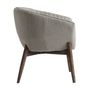 Chaises - Fauteuil en bois de sapin blanc 69x69x79 cm - VICAL