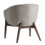 Chaises - Fauteuil en bois de sapin blanc 69x69x79 cm - VICAL