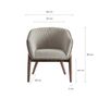 Chaises - Fauteuil en bois de sapin blanc 69x69x79 cm - VICAL