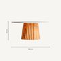 Coffee tables - White mango wood coffee table 100x100x44 cm - VICAL