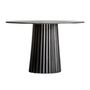 Tables Salle à Manger - Table salon en bois de mangue noir 122x122x77 cm - VICAL
