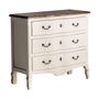 Commodes - Commode en bois d´orme blanc cassé 100x45x90 cm - VICAL