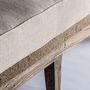 Other tables - Off-white teak wood sofa 172x60x114 cm - VICAL