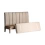 Other tables - Off-white teak wood sofa 172x60x114 cm - VICAL