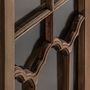 Armoires - Vitrine en bois d´orme marron 80x40x178 cm - VICAL