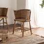 Chaises - Chaise en bois de sapin marron 61x53x85 cm - VICAL