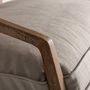 Armchairs - Nounces brown ash wood armchair 65x74x78 cm - VICAL